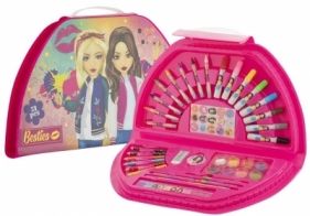 Zestaw do kolorowania półoągła walizka