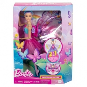 Barbie Motylkowa baletnica Lalka 2w1 z transform.
