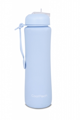 Coolpack. Bidon Silikonowy Pump 600 ml Pastel - Powder Blue (Z14646)