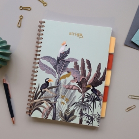 Kołozeszyt Strigo Pads Project Book A4 atka Afryka - pastelowy zielony