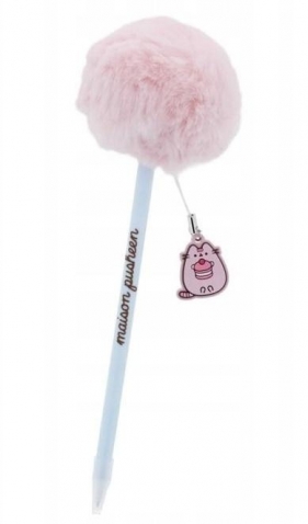 Długopis pompon z przywieszką mix