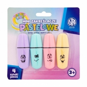 Zaeślacze mini pastel 4kol ASTRA