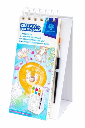 Zestaw do malowania z farbami AstraFun 20 kol + pędzel 1 szt. (320024071)