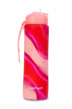 Coolpack. Bidon Silikonowy Pump 600 ml - Girls Pink (Z14771)
