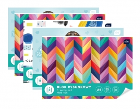 5x Blok rysunkowy A4. 20 kartek (16751)