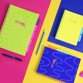 Kołozeszyt Strigo Pads Project Book A4 linia Neon - Zielony