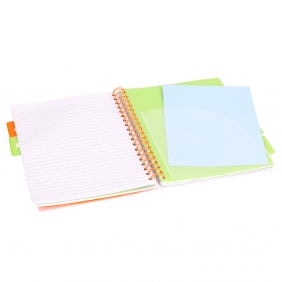 Kołozeszyt Strigo Pads Project Book B5 linia Neon - Granatowy