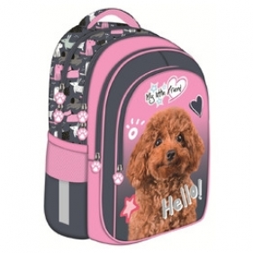 Plecak 4 komorowy - My Little Friend; Hello Dog