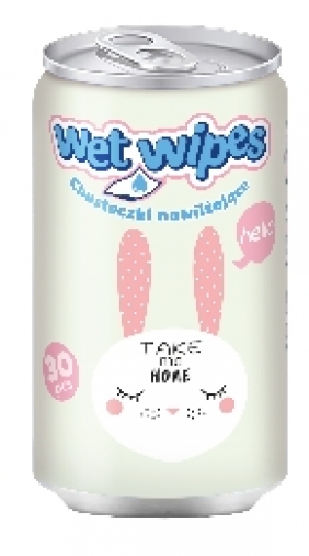 Astra Chusteczki nawilżające w puszce Króliczki. 1 szt. (716024103)