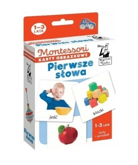 Kapitan Nauka Montessori. Karty obrazkowe. Pierwsze słowa (1-3 lata)