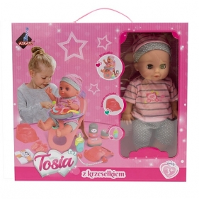 Lalka z zesełkiem do karmienia