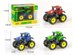 Traktorek z napędem 14.5cm mix