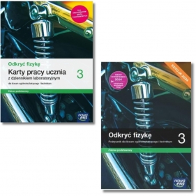 Pakiet: Podręcznik + karty pracy Odyć fizykę 3. Zaes podstawowy. Liceum i technikum. Klasa 3. Edycja 2024.