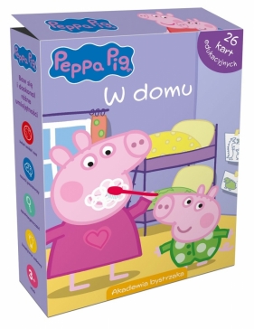 Świnka Peppa W domu. Karty edukacyjne w pudełku