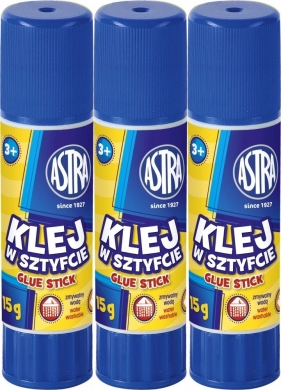 3 x Klej w sztyfcie Astra 15g