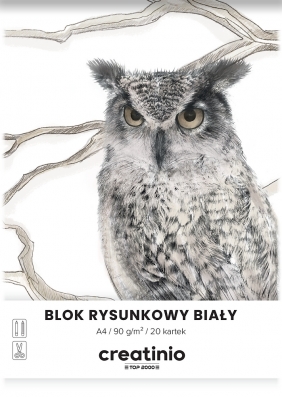Blok rysunkowy Top 2000: A4 biały. 20k 90g - creatinio