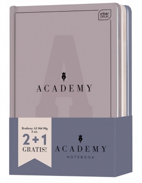 Brulion Academy A5/96K - atka 3szt