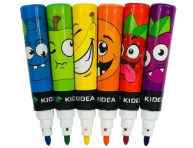 Pisaki zapachowe Kidea. 6 kolorów (DRF-070336)