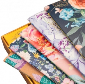 Box prezentowy z 5 stylowymi notatnikami - Jesień