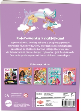Barbie. Kolorowanka z Naklejkami