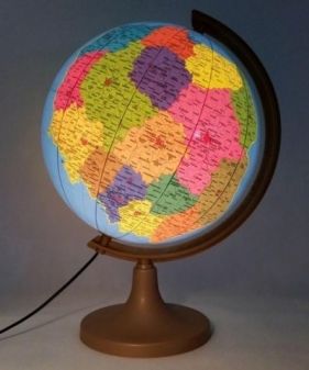 Globus polski admin-fiz. podświetlany 32 cm