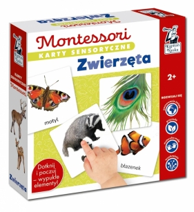 Kapitan Nauka Montessori. Karty sensoryczne. Zwierzęta (2+)