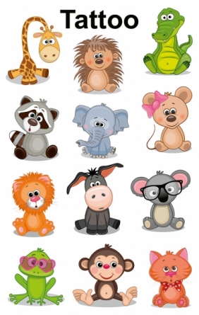 Tatuaże dla dzieci Z Design - Zwierzęta (56761)