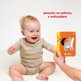 Kontrasty na sznureczku Książeczka do pokazywania (6 mies.+. 9 mies.+)