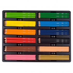 Kredki trójkątne Cricco 12x12kol