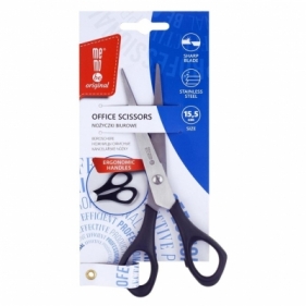 Nożyczki biurowe 15.5cm czarne MemoBe