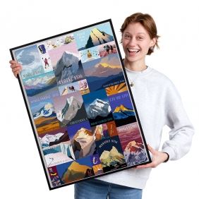 Puzzlove CzuCzu: Góry 8000 m np.m. 1000 el.