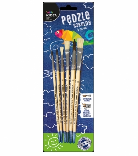 Pędzle szkolne Kidea 6 szt. (DRF-18000)