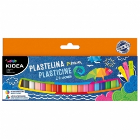 Plastelina Kidea. 24 kolory - neon (DRF-068913)