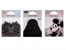 Coolpack. Karteczki samoprzylepne Disney 100 - Black Collection (60121PTR)