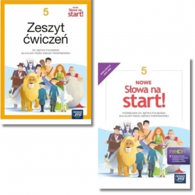 Pakiet: Podręcznik + zeszyt ćwiczeń Nowe Słowa na start! 5. Język polski. Szkoła podstawowa. Klasa 5.