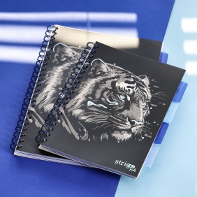 Kołozeszyt Strigo Pads Project Book A4 linia - Tygrys
