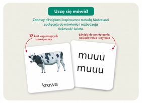 Montessori Karty obrazkowe - Dźwięki (1-3 lata). Kapitan Nauka