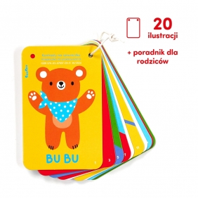 Kontrasty na sznureczku Książeczka do pokazywania (6 mies.+. 9 mies.+)