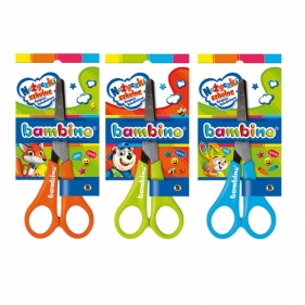 Nożyczki szkolne Bambino z podziałką
