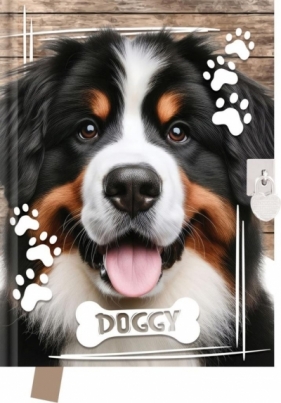 Pamiętnik z kłódką Doggy 14x18cm 80 kartek