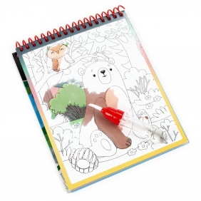 Magiczna kolorowanka wodna. wielorazowa - zwierzęta