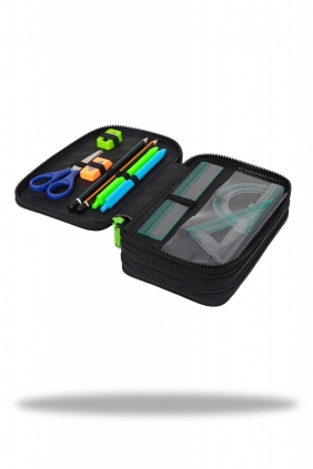 Coolpack. Potrójny piórnik z wyposażeniem Jumper 3 - Game Over (F067679)