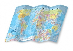 Mapy z naklejkami Flagi świata.