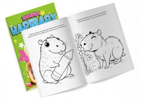 Zabawne kapibary z naklejkami