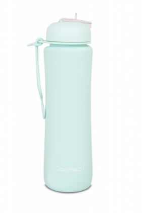 Coolpack. Bidon Silikonowy Pump 600 ml Pastel - Powder Mint (Z14645)
