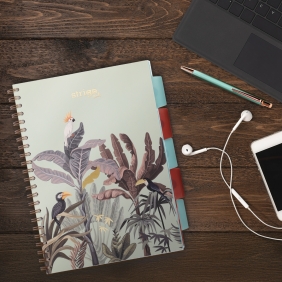 Kołozeszyt Strigo Pads Project Book A4 atka Afryka - pastelowy zielony