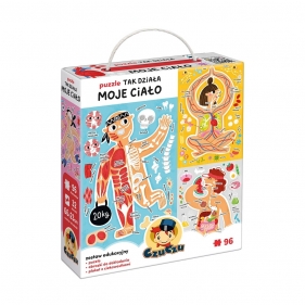 CzuCzu Puzzle 96 el. - Tak działa moje ciało
