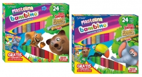 2x Bambino Plastelina. 24 kolory - podkładka