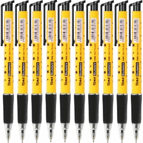 10x Długopis automatyczny w gwiazdki Sunny - czarny (TO-060 32)