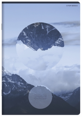 Zeszyt Top 2000 Unnatural Landscape A5/60k atka z marginesem. 1 szt